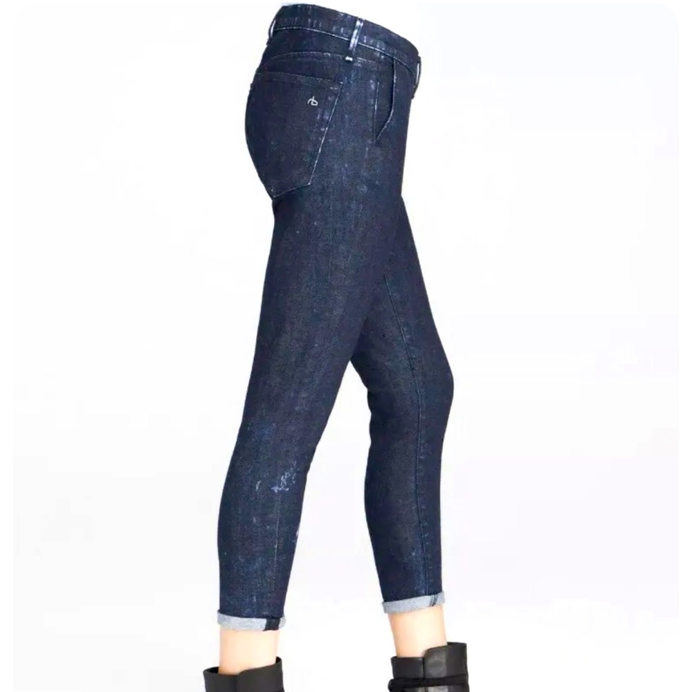 Rag & Bone Ice Blue Dash Trouser Cropped Jeans